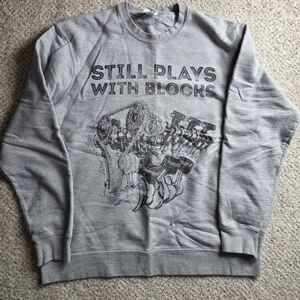 Gray Graphic Men's Sweatshirt